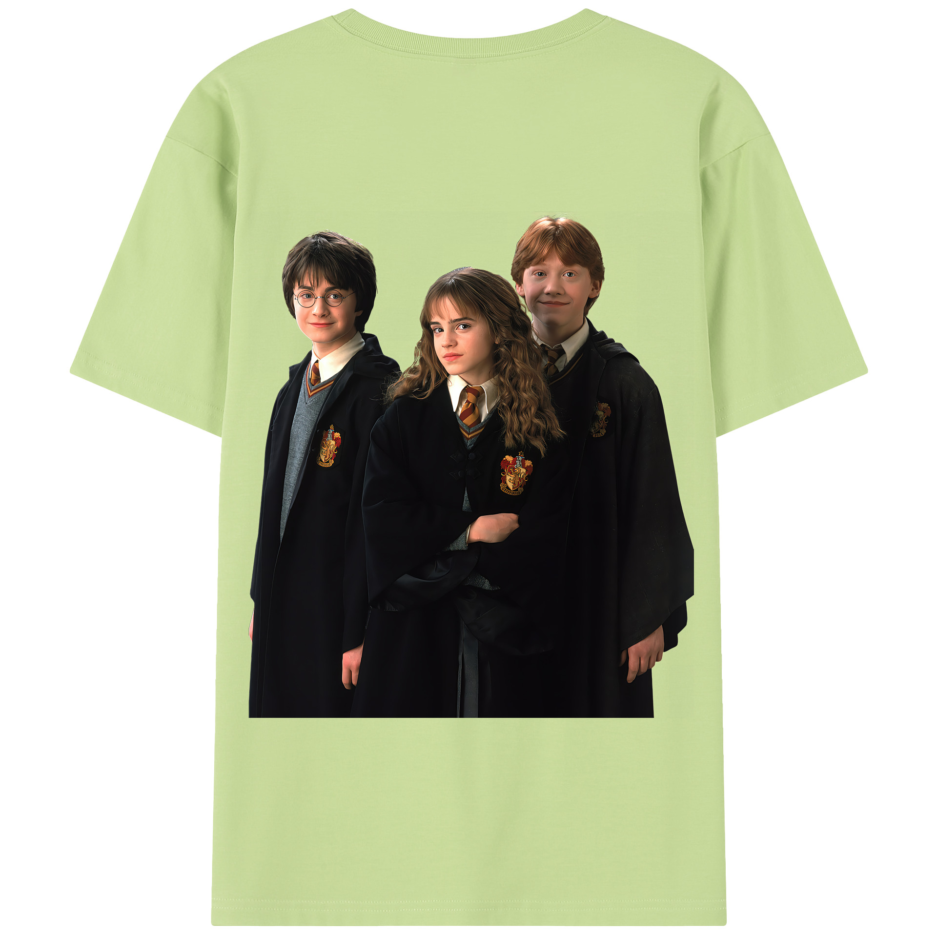 （画像用） Harry Potter ハリー・ポッターシリーズ 綿100％半袖Tシャツ（背面プリント）